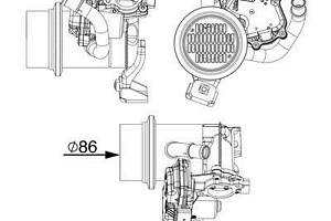 Клапан EGR CE18000P