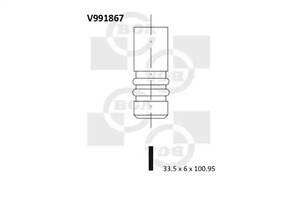 Клапан IN, 1.5dCi 01-