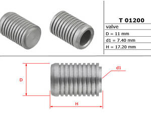 Клапан насоса ГУР T-01200 Ford Focus II 04-11, Fiat Doblo 00-09, Peugeot 407 03-11