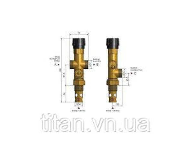 Клапан перегрева Regulus DBV1 2-х ходовой 3/4 к твердотопливным котлам - Фото 2