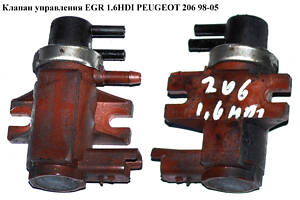 Клапан управления EGR 1.6HDI PEUGEOT 206 98-05 (ПЕЖО 206) (9652570180, 7.00968.03)