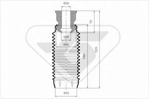 Клапан вентиляции картерных газов KP105