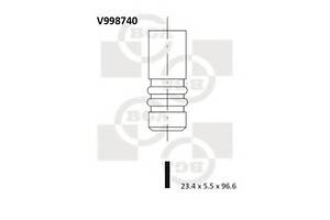 Клапан випуск. 1.6HDi Berlingo/Partner 05-/Scudo/Expert 07-