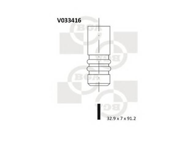 Клапан випуск. VW Golf/Passat 1.6/1.8/2.0