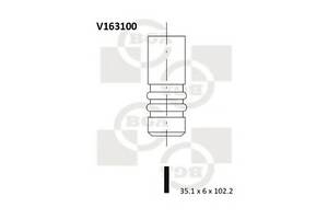 Клапан впуск. ASTRA G/VECTRA/SAAB 9-3 2.0/2.2i 00-