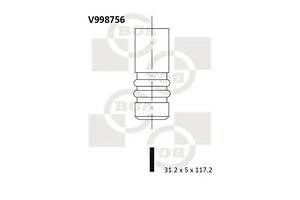 Клапан впуск. AVEO/ASTRA/VECTRA 1.6 94-14