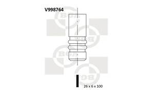 Клапан впуск. BMW 3(E46/E90)/5(E39/E60)/X3(E83) (M57/M47…) (26x6x100)