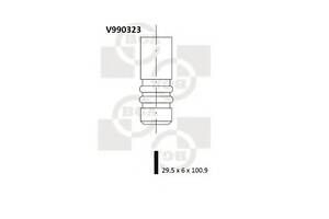 Клапан впуск. Caddy III 1.4 i 04-