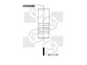 Клапан впуск. VWAudi 1.9TDI (Хром-кремниевый сплав) BGA V039486 на VW PASSAT (3A2, 35I)