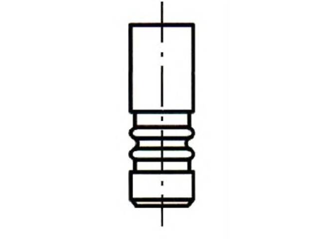 Клапан впускной для моделей: OPEL (ZAFIRA, ZAFIRA,ZAFIRA)