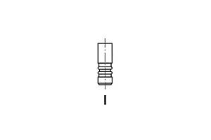 Клапан випускний R4877/RCR FIAT Stilo 01-10, Bravo 95-01, Idea 03-12, Palio 96-20, Punto 03-10; LANCIA Ypsilon 03-11