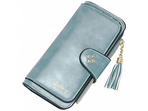 Клатч портмоне гаманець Baellerry N2341, маленький жіночий гаманець, компактний гаманець. Колір: темно-синій