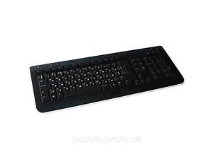 Клавиатура Dell SK-8165 USB Multimedia c кириллицей (наклейки) White-Black