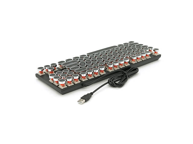 Клавиатура iMICE GK800 USB Wired (TYPE-C) , длина кабеля 100см, (Eng), White/Black, 87к - Фото 3