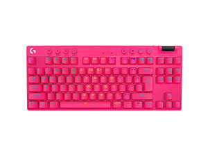 Клавиатура Logitech G PRO X TKL Lightspeed Tactile USB UA Magenta (920-012159)
