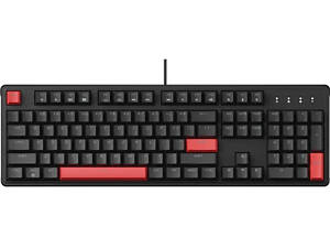 Клавіатура механічна Lemokey X3 104Key, Keychron Red, USB-A, QMK/VIA, Hot-Swap, EN/UKR, RGB, чорний (X3-H1-UA)