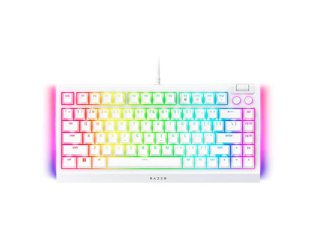 Клавиатура Razer BlackWidow V4 75 USB UA White (RZ03-05001700-R3M1) - Фото 3