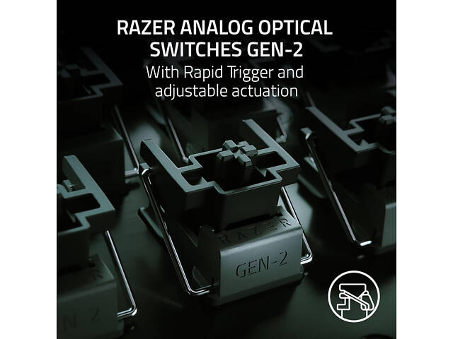 Клавиатура Razer Huntsman V3 Pro TKL USB UA Black (RZ03-04980100-R3M1) - Фото 5