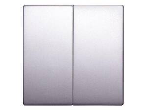 Клавиша e.lux.11021L.pn.aluminium двойная алюминий, Енекст [ins0040096]