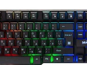 Клавиатура мультимедийная Defender Mayhem GK-360DL (черная)