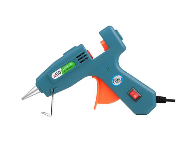 Клеевой пистолет 'SD' SD-A601 20W под тонкие 7мм ЗЕЛЁНЫЙ - Фото 2