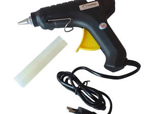 Клейовий пістолет зі стрижнями Сталь 40W 80140 чорний