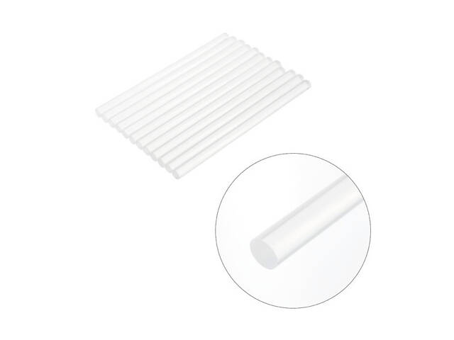 Клейові стрижні Intertool 11.2 х 200 мм прозорі (12 шт.) (RT-1020) - Фото 2