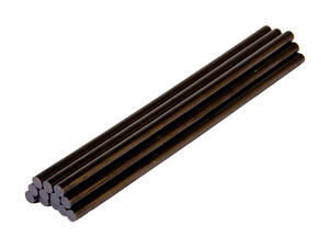 Клейові стрижні Mastertool 7.2 x 200 мм чорні (12 шт.) (42-0158)