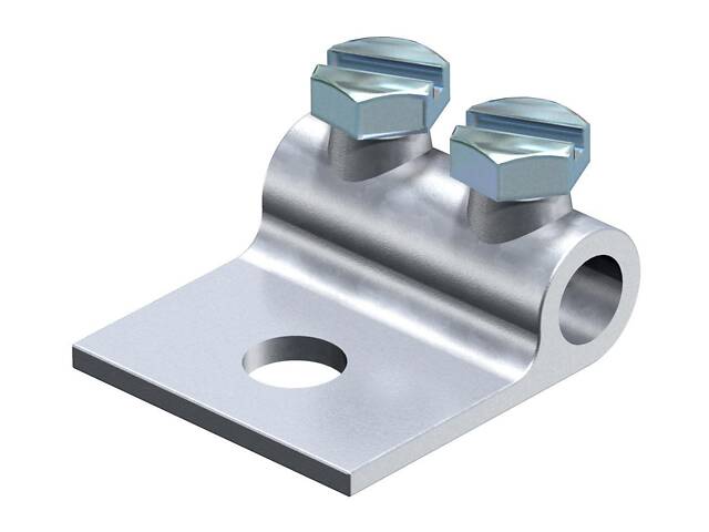 Клемний наконечник для провідника ø8мм чавун оцинкований [5325307] OBO bettermann - Фото 1