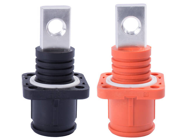 Клеми прохідні 250A 1500V DC для акумуляторів IP67 помаранчева/чорна [i095002] E.NEXT e.tc.dc.industrial.250 - Фото 4