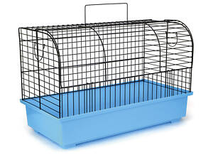 Клетка для грызунов Биг-Вояж краска 610*395*405 мм голубая