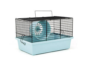 Клетка для грызунов 'Хомяк' (330х230х220) краска Голубая