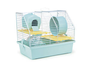 Клетка для грызунов Вилла Люкс 2 (335 х 225 х 282) цинк голубая