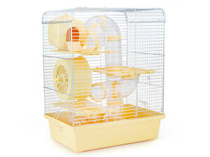 Клетка для хомяка 'Хомяк 3 Люкс' (335 х 230 х 430) цинк
