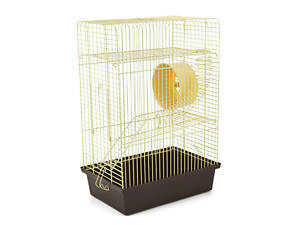 Клетка для хомяка 'Хомяк 4'(330х230х480) мм краска коричневая