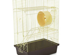 Клетка для хомяка 'Хомяк 4'(330х230х480) мм краска коричневая