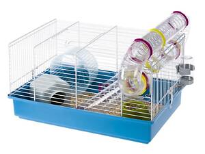 Клетка для хомяков и грызунов с тоннелями, колесом и домиком Ferplast Paula (Ферпласт Паула)