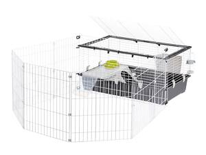 Клетка для кроликов и морских свинок с садком и аксессуарами Ferplast ParkHome (Ферпласт ПаркХоум)