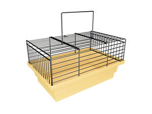 Клетка для крыс или хомяков 'Грызун' (280х180х150) беж