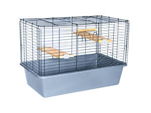 Клетка для шиншиллы 'Шиншилла эконом' 910х520х615 мм синяя