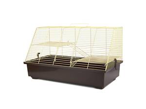 Клетка 'Щурик'(570х300х340) для грызунов коричневая