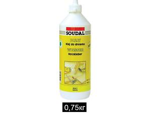 Клей для дерева 0.75кг, белый, 62А, pvac d2, Soudal [000030000062007500] Соудал