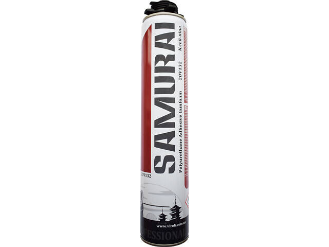 Клей-пина SAMURAI Premium Polystyrol FixFoam 877, 750ml UKR ,900г 20V132 - Фото 1