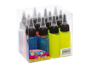 Клей с блестками COLOR-IT 301SP, 30мл 6 цветов