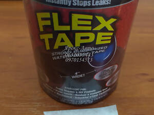 Клейкая лента для ремонта Flex Tape усиленная прочная 10 х 150 см 000050083
