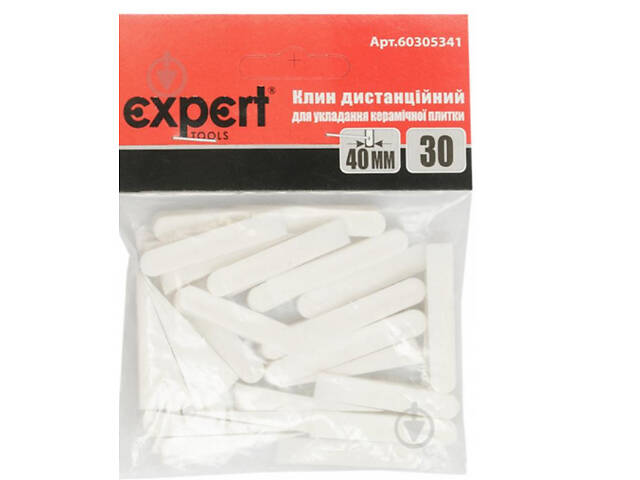 Клинья для плитки Expert Tools 40 мм 30 шт./уп 000043098