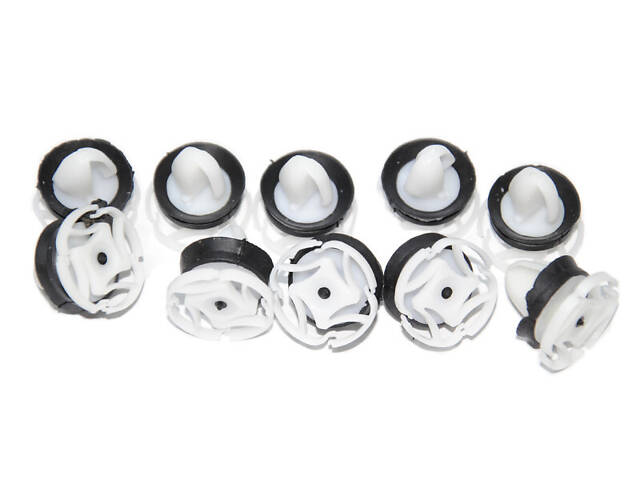 Клипса обшивки (карты) двери Новая комплект 10 шт RENAULT TRAFIC 14-19 (RENO TRAFIC) (7703077476, 8099900Q0A, 9345ZN) - Фото 1