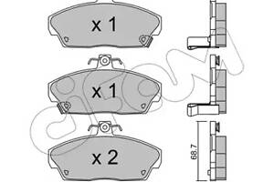 KLOCKI HAMULC. ROVER 200-400 89-00 (+ABS) Z CZUJ