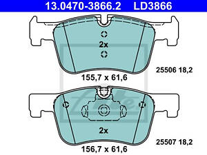 KLOCKI HAMULCOWE CERAMICZNE BMW 1er Reihe/F20/F21 Limousine (11-)