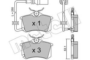 KLOCKI HAMULCOWE TYќ CZUJNIK VW POLO 01-